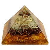 4 inches Orgone Pyramid for Wealth Prosperity Attract Money and Success